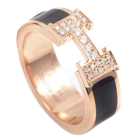 hermes h diamond ring|hermes ring price.